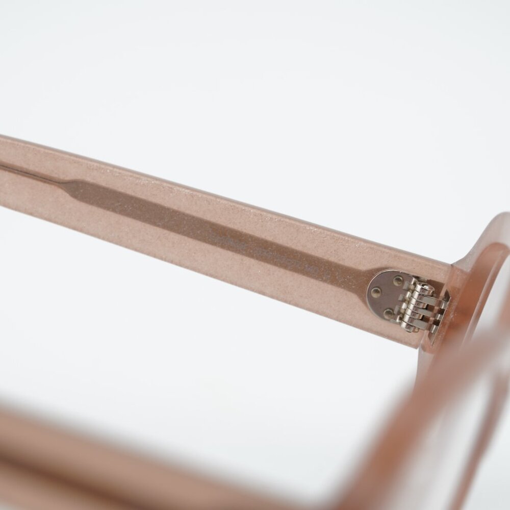 Celine CL50135I 074 Eyeglasses Milky Pink with Silver Glitter Geometric Frame - Picture 6 of 10